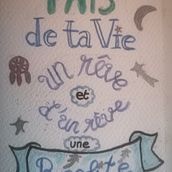 Mon projet du cours : Initiation au doodling créatif et au lettering manuel. Un progetto di Illustrazione tradizionale, Lettering, Disegno, H e lettering di v.corroy - 27.02.2022