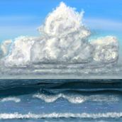 Clouds & Waves. Un progetto di Pittura digitale di lesleyroegner - 05.02.2022
