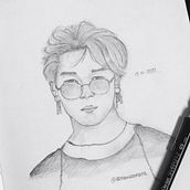 My project in Portrait Sketchbooking: Explore the Human Face course. Un proyecto de Bocetado, Dibujo, Dibujo de Retrato, Dibujo artístico y Sketchbook de Asyiqin Azman - 17.03.2022