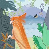 My project in Digital Illustration: Create a Colorful Nature Scene course. Traditional illustration, Digital Illustration, and Naturalistic Illustration project by Tania Nunes - 02.20.2022