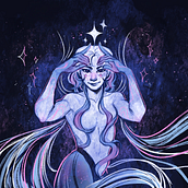 glimmer - 1K Follower Milestone DTIYS. Ilustração tradicional, Desenho, Desenho a lápis e Ilustração digital projeto de Bianca Moga - 06.02.2022