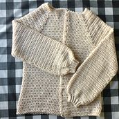 Mi Proyecto del curso:  Top-down: prendas a crochet de una sola pieza. Fashion Design, Fiber Arts, DIY, Crochet, and Textile Design project by Rosa Elia González Mejía - 02.28.2022