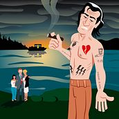 Curso de Ilustración de caricaturas vectoriales: Max Cady . % Ricardo Aguirre tarafından hazırlanan Tasarım, Geleneksel illüstras, on, Karakter Tasarımı, Grafik Tasarım, Çizgi roman, Film, Vektör İllüstras, Ve onu projesi - 03.27.2020