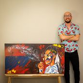 Nino Arte (Instagram Account). Acr, and lic Painting project by Josue Rivera - 03.02.2022