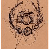 Camera tattoo sketch Ein Projekt aus dem Bereich Traditionelle Illustration und Tattoodesign von cat_00 - 02.03.2022