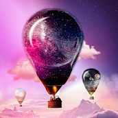 Elemental Balloons. Graphic Design, Traditional illustration, and Photograph project by Lucas Grigolo - 02.28.2022