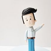 Mi Proyecto del curso: Modelado de personajes con pasta de azúcar. Design, Character Design, and DIY project by aniher castro - 03.02.2022