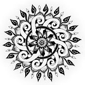 Mandala by Michele. Drawing & Ink Illustration project by Michele - 03.02.2022