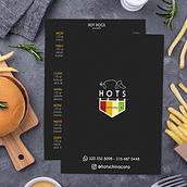 MENÚ HOTS. Un projet de Design graphique de Jefferson Paya Barbosa - 03.03.2022