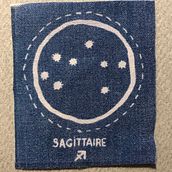 Mon projet du cours : Bluework : cyanotype et broderie. Traditional illustration, Arts, Crafts, Fine Arts, Paper Craft, Printing, Embroider, DIY, Textile Printing, and Textile Design project by Sabrina - 03.03.2022