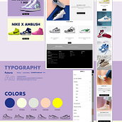 Sneakers web design Ein Projekt aus dem Bereich UX / UI von jimenaruizmartinez - 03.03.2022