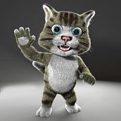 Mi Proyecto del curso: Creación de pelo 3D con XGen de Maya michin en honor a mi gato. 3D, 3D Modeling, 3D Character Design, and 3D Design project by Edisson Garcia - 03.03.2022
