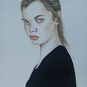 Mi Proyecto del curso: Retrato en acuarela a partir de una fotografía. Traditional illustration, Watercolor Painting, and Portrait Drawing project by edemariarq - 03.04.2022