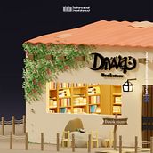 Diwan Book Store Ein Projekt aus dem Bereich 3D und 3-D-Modellierung von mostafa_r_f - 04.03.2022
