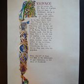 Illumination. Projekt z dziedziny Trad, c, jna ilustracja,  Sztuki piękne,  Kaligrafia, Malowanie akwarelą, Stor i telling użytkownika Cerise Moodey - 04.03.2022
