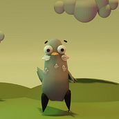 Il mio progetto del corso: Creazione di personaggi kawaii in 3D con Blender. Traditional illustration, Character Design, Digital Illustration, and 3D Modeling project by Flavia Acampora - 03.04.2022