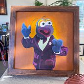Acrylic Painting of Gonzo. Painting project by starlysse - 03.05.2022