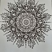 My project in The Art of Mandala Drawing: Create Geometric Patterns course. Un progetto di Disegno e Illustrazione con inchiostro di Patricia Vice-Theron - 05.03.2022