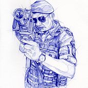 Lendário Sargento Valdemar . Desenho artístico projeto de Daniel Luiz - 04.12.2021
