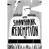 The Shawshank Redemption. Traditional illustration, Editorial Design, T, and pograph project by Pablo Peiker - 01.16.2022