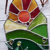 My project in Contemporary Stained Glass Design  course. Design de acessórios, Design de interiores, Decoração de interiores, e DIY projeto de Amanda - 17.03.2022