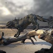My project in 3D Creature Design with ZBrush and Photoshop course. Un projet de Modélisation 3D de djangozula - 05.03.2022