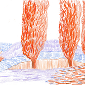 My project in Sketchbook Landscapes: A Colorful Approach course. Sketching, Creativit, Pencil Drawing, Drawing, and Sketchbook project by Serafinescu Stefana - 02.28.2022