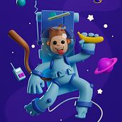 Mi Proyecto del curso: Creación de personajes en 3D con Blender . 3D, Character Design, 3D Modeling, 3D Character Design, and 3D Design project by Alejandro cellitti - 03.05.2022