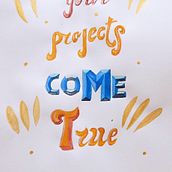 Il mio progetto del corso: Lettering ad acquarello pieno di colore. Lettering, Watercolor Painting, H, and Lettering project by Emanuela Sensalari - 03.06.2022