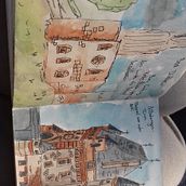 Urban sketching. Sketching project by Verena Münch - 03.06.2022