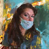 My project in Contemporary Oil Portraiture course. Un proyecto de Ilustración tradicional, Bellas Artes, Pintura y Pintura al óleo de milychka - 06.03.2022