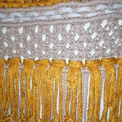 Meu projeto do curso: Introdução ao macramê: criação de um tapete decorativo. Accessor, Design, Arts, Crafts, Interior Design, Decoration, Fiber Arts, Macramé, and Textile Design project by Patricia Teixeira - 03.06.2022