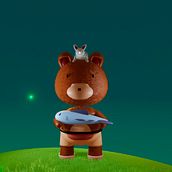 Mis resultados del curso: Creación de personajes kawaii en 3D con Blender  Ein Projekt aus dem Bereich Traditionelle Illustration, Design von Figuren, Digitale Illustration, 3-D-Modellierung und Manga von Alejandro Rubio Diaz - 07.03.2022