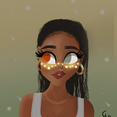 Meu projeto do curso: Retrato de personagens femininas com Procreate Ein Projekt aus dem Bereich Traditionelle Illustration, Digitale Illustration und Digitale Zeichnung von Gabrielle Lainequer dos reis - 03.03.2022