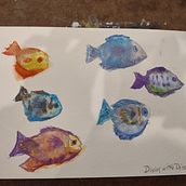 Diving with Discord. Watercolor Painting project by Lori Lambelet - 03.07.2022