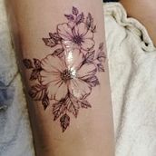 Mi Proyecto del curso: Tatuaje botánico con puntillismo. Traditional illustration, Tattoo Design, and Botanical Illustration project by Gonzalo jirón - 03.07.2022
