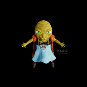 Mi Proyecto del curso: Escultura digital de criaturas fantásticas con ZBrush. Un projet de 3D, Modélisation 3D , et Conception de personnages 3D de Miguel Luna Ramos - 06.02.2022