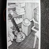My project for course: Illustrated Diary: Fill Your Sketchbook with Experiences. Traditional illustration, Sketching, Drawing, Sketchbook & Ink Illustration project by Rhonda Stewart - 03.08.2022