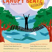 Cartel para festival Canopy Beatz (Leipizg, Alemania) . Design de Alba Lou - 03.08.2022