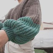 Mi Proyecto del curso: Crochet: crea prendas con una sola aguja. Instagram: bglzzz_. Een project van  Modeontwerp, Textiel, DIY, Haken y Textielontwerp van Beatriz GL - 08.03.2022