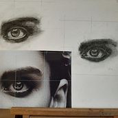 Mon projet du cours : Portrait artistique au fusain : créez des ambiances. Traditional illustration, Fine Arts, Drawing, Portrait Drawing, Realistic Drawing, and Artistic Drawing project by emma05 - 03.08.2022