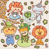 My project for course: Kawaii-Style Story Illustration. Traditional illustration, Character Design, Digital Illustration, and Manga project by Polina Dubinina - 02.20.2022