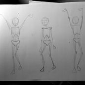 Mi Proyecto del curso: Dibujo anatómico para principiantes. Un projet de Beaux Arts, Esquisse , Dessin au cra, on, Dessin, Dessin réaliste, Dessin anatomique et Illustration traditionnelle de Flavia Ramos Guillen - 08.03.2022