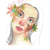 Mi Proyecto del curso: Retrato ilustrado en acuarela Ein Projekt aus dem Bereich Traditionelle Illustration, Bildende Künste, Malerei, Zeichnung, Aquarellmalerei, Porträtzeichnung und Artistische Zeichnung von Kelly Aviles - 08.03.2022