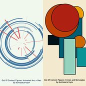 Out Of Context Figures. Design, Web Design, and Motion Graphics project by Isaac Arroyo - 03.08.2022