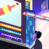 Mi Proyecto del curso: Ilustración vectorial con efectos de luz. Traditional illustration, Vector Illustration, Digital Illustration, and Digital Design project by adrianero - 03.08.2022