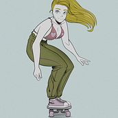 Mi Proyecto del curso: Ilustración de personajes dinámicos . Traditional illustration, Character Design, Comic, Creativit, Drawing, Digital Drawing, and Manga project by Leonardo Navarro - 03.09.2022