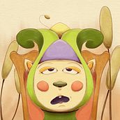Little Sprout Boy . Een project van Traditionele illustratie, Digitale illustratie y Digitale tekening van Malvina - 09.03.2022