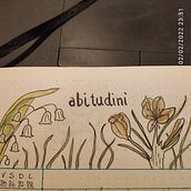 Il mio progetto del corso: Introduzione al bullet journal illustrato. Traditional illustration, Arts, Crafts, Lettering, Drawing, Botanical Illustration, DIY, H, and Lettering project by Loretta Bontempi - 03.09.2022