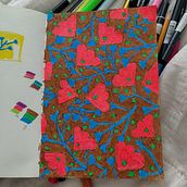 My project for course: Botanical Patterns in a Sketchbook: Conquer the Blank Page. Traditional illustration, Pattern Design, Botanical Illustration, and Sketchbook project by Mihaela Edreva-Valkareva - 03.08.2022